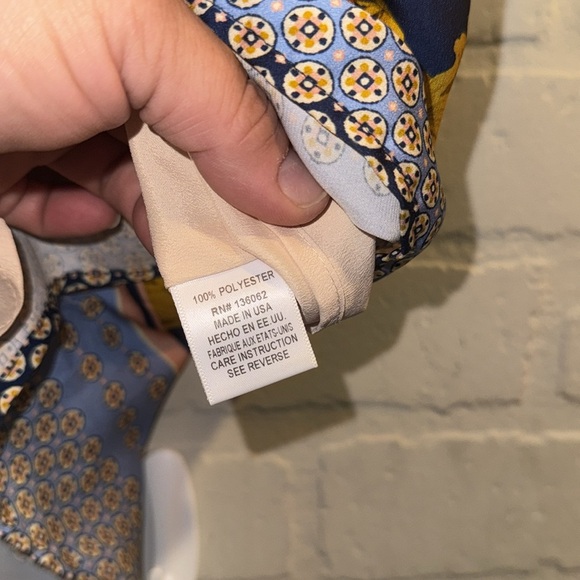 Lavender Brown Floral Shorts ruffled lined small drawstring - Picture 4 of 6